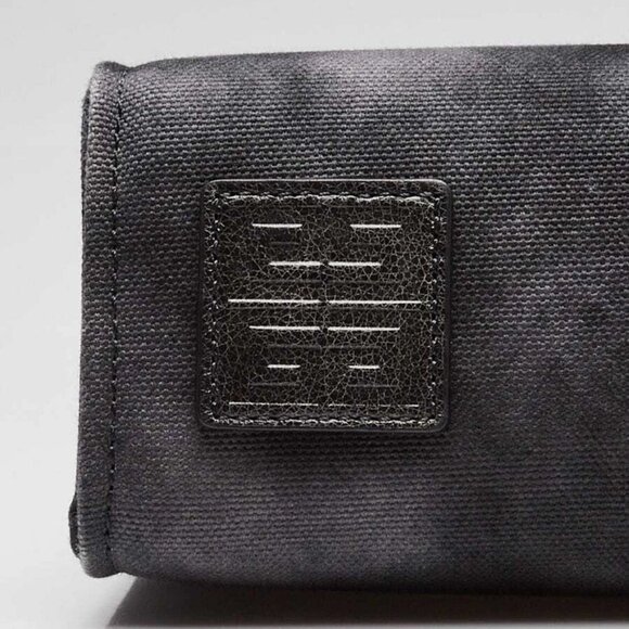 Givenchy Dark Grey Distressed Canvas Mini G Shopping Tote Bag - Picture 5 of 11
